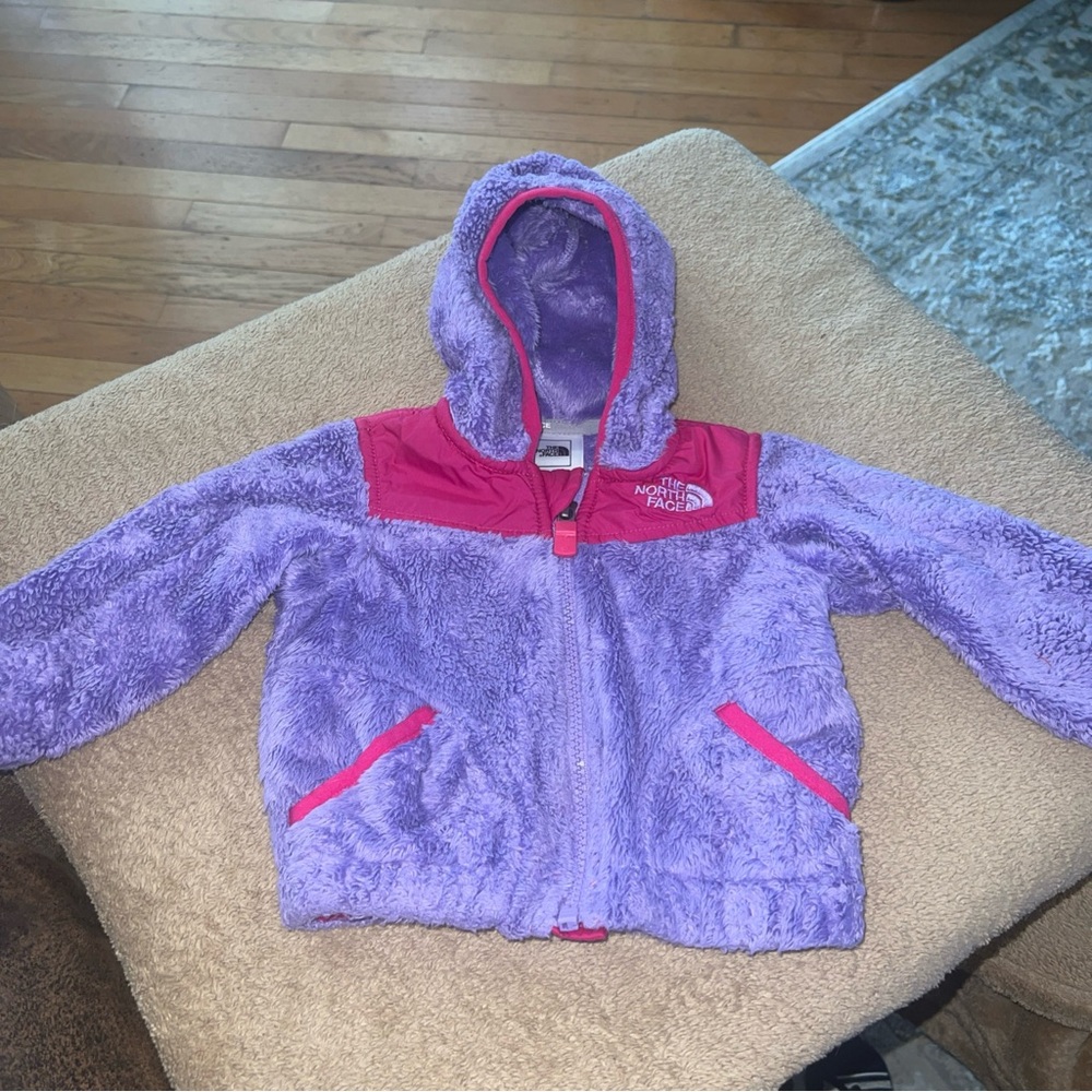 The North Face Pink and Purple Fleece Jacket